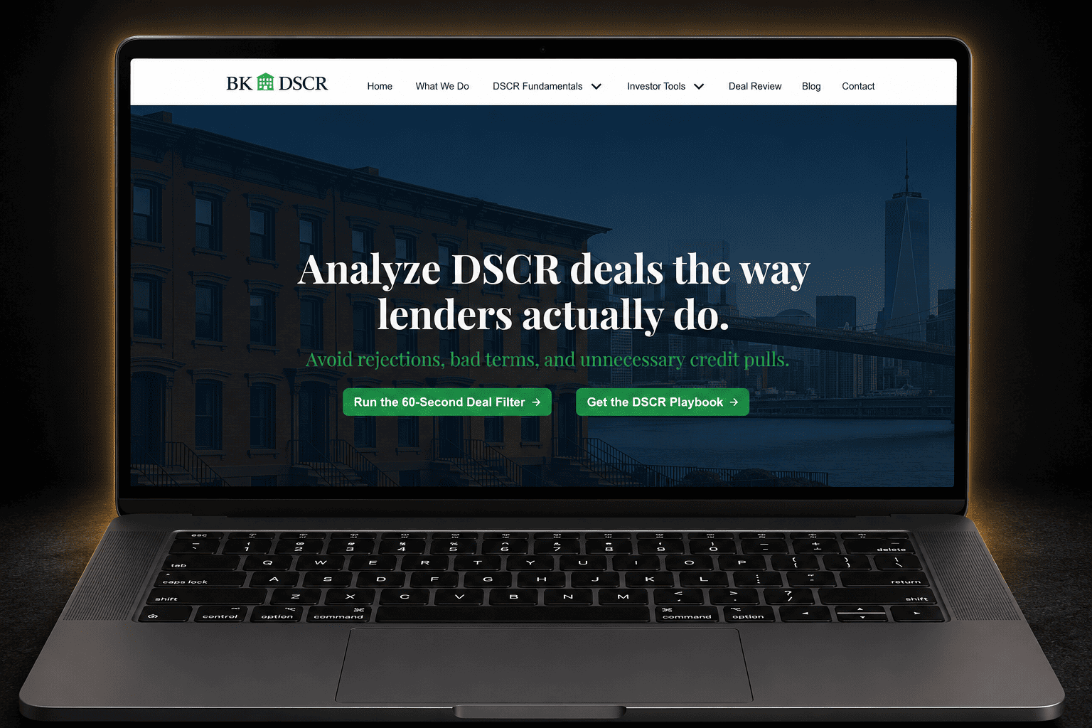 bkdscr.com — Built from scratch. Live and running.